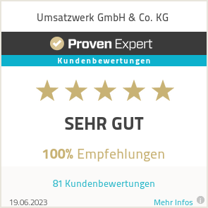 Erfahrungen & Bewertungen zu Umsatzwerk GmbH & Co. KG